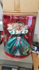 Muñeca Barbie Mattel 1995 Happy Holidays edición especial nueva en caja 14123 con caja - Imagen 1 de 6
