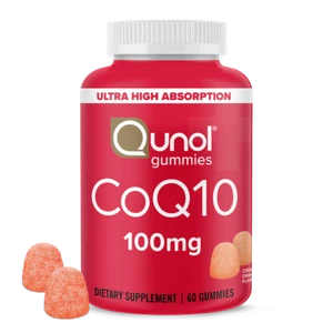 Qunol CoQ10 Gummies, 100mg, Ultra-High Absorption,Heart Health Supplement,60 Ct - Picture 1 of 16