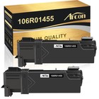 2PK Black Toner Compatible for Xerox 106R01455 for Xerox Phaser 6128 6128N MFP