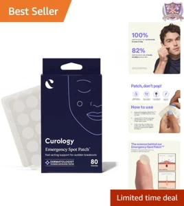 Pimple Patches Hydrocolloid 80 Count Fast-Acting Oil Absorbing Spot Treatment - Picture 1 of 10