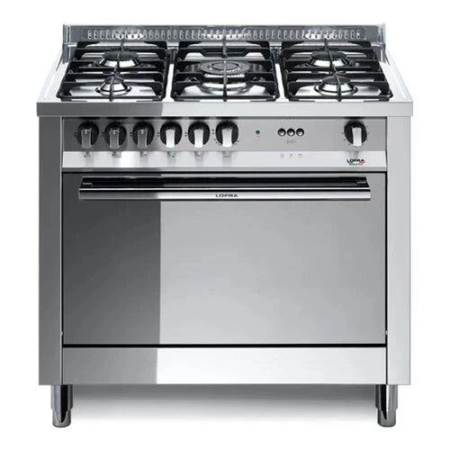 Cucina a Gas 5 Fuochi con Forno Elettrico Ventilato 90x60 cm Inox Lofra MG96MF/C - Immagine 1 di 1