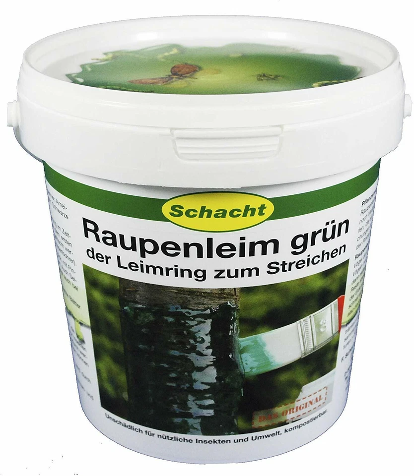 Schacht Baumleim Raupenleim 1 Kg Leimring grün Raupen Insektenleim Insekten-leim - Bild 1 von 4