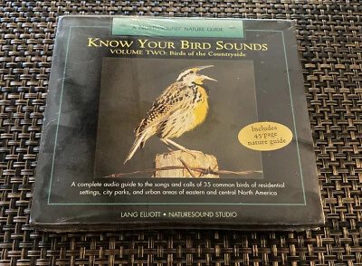KNOW YOUR BIRD SOUNDS - Volume 2 Lang Elliott  NEW Factory SEALED OOP CD & guide - Image 1 of 2