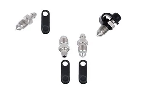 FOR Jaguar S Type Front & Rear Stainless Brake Caliper bleed screws 1999 2008 - Picture 1 of 2