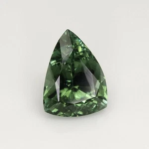 2.58 carats - Fancy Trillion Forest Green Natural Namibian Tourmaline 250391-8 - Picture 1 of 7