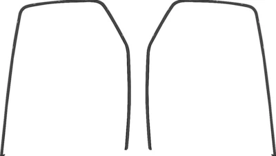 OER Door Glass Channel Set With Clips For 1947-1950 Chevy and GMC Pickup Trucks - Image 1 of 4