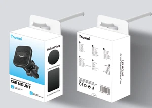 Trusmi Durable Magnetic Car Air Vent Mount Holder Design For all Phones Model - Picture 1 of 6