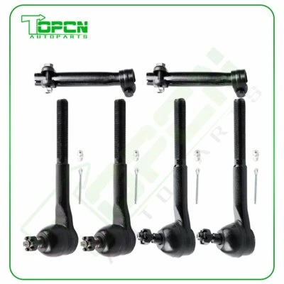 For 1968-1964 65 Chevrolet Impala 6pcs Front Tie Rod Links Adjusting Sleeves Kit Foto 1 de 4