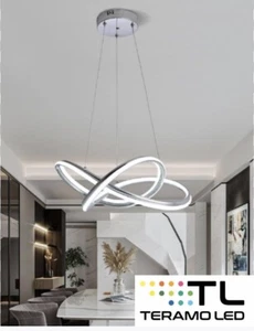 Lampadario Led Moderno Cerchio 6400k Luce Fredda 60W - Foto 1 di 3