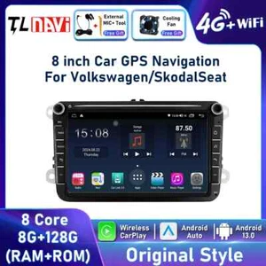 For Volkswagen Golf 8inch Android Car Radio CarPlay Stereo Multimedia GPS Screen - Picture 1 of 29