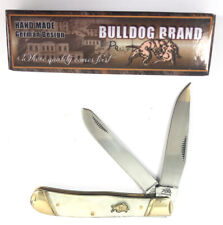Bulldog Brand Mother Of Pearl Trapper Folding Pocket Knife 108MOP 1176-LX
