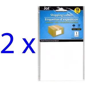 Jot 4x6 inch Permanent Shipping Labels, 18-count - 2-PACK (245723) - Picture 1 of 7