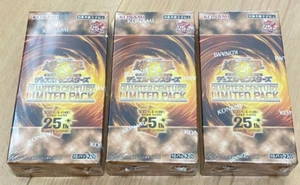Yu-Gi-Oh KONAMI QUARTER CENTURY LIMITED PACK 3 Box Sealed Unopened Japanese Mu - Picture 1 of 3