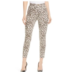 Frame Denim Size 32 Ali High Rise Cigarette Leopard Print Skinny Jeans Womens - Bild 1 von 8