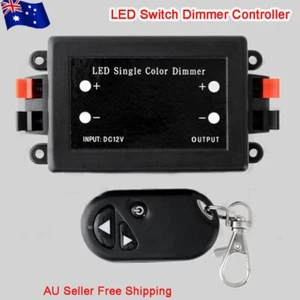 DC 12V 80A RF Dimmer Wireless Remote Cotroller 2528 5050 LED Strip Single Colour - Picture 1 of 7
