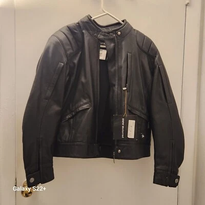 Nova motocicleta BMW para jaqueta e calça de couro feminina tamanho 10 - Imagem 1 de 3