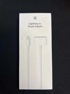 Apple Lightning to 30-pin Adapter Cable New Original Box - Photo 1 sur 6