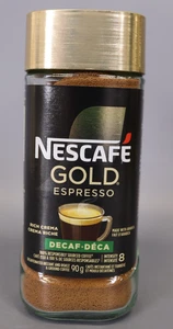 Nescafé 1 café instantáneo descafeinado espresso dorado 90 g {paquete de 1 (exp 02/1/2026 - Imagen 1 de 5