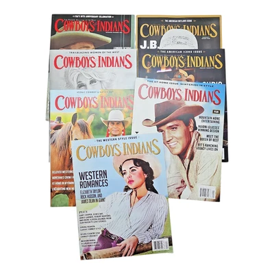 7 Cowboys & Indians Magazine Lot 2023 2024 2025 Dolly Elvis Romance Outlaw - Image 1 of 4