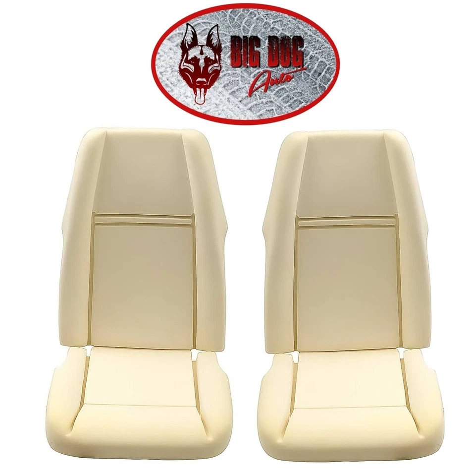 1969 & 1970 Mustang Mach 1 & Shelby assento balde dianteiro espuma com fios de listagem - Imagem 1 de 4