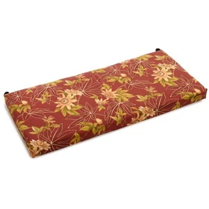 Blazing Needles 45-inch All-Weather Bench Cushion Passion Ruby 45" x 22" - Picture 1 of 5
