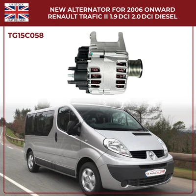 Brand New Alternator For Vauxhall Vivaro A 2.0 CDTi Diesel TG15C058 2006 to 2014 - Image 1 of 4