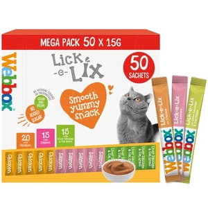 Grain-Free Cat Treats 50 Pack | Creamy, Gentle, No Artificial Additives - Picture 1 of 6