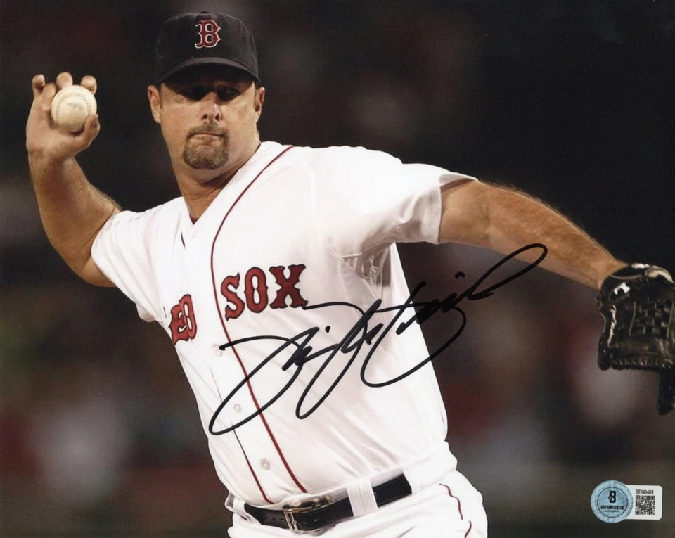 Фотография Тима Уэйкфилда с автографом BOSTON RED SOX 8x10 Beckett BAS - Изображение 1 из 1