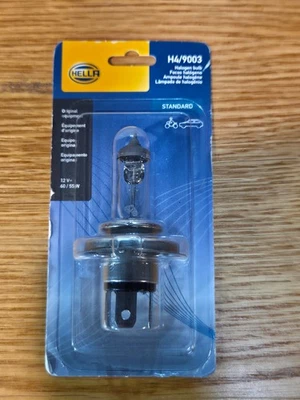 全新 包装 HELLA 车头灯灯泡 H4 / 9003 卤素 12V - 55/60W — 第 1/4 张图片