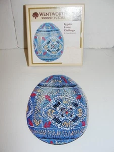 Wentworth 33 Piece Mini Wooden Puzzle - Eggstra Easter Challenge Egg - Complete - Picture 1 of 5