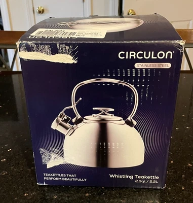 Circulon 2.3-Quart Whistling Teakettle with Flip-Up Spout - Image 1 of 4