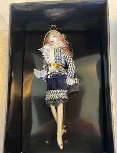 Vtg Soffieria De Carlini Lady Glass Christmas Ornament hand blown / painted #23 - Picture 1 of 1