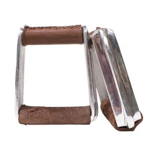 Montura Charra Estribos Aluminum Stirrups - Picture 1 of 3