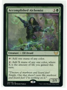 ACCOMPLISHED ALCHEMIST 119/275 Rare Strixhaven MTG *Quantity - Picture 1 of 2