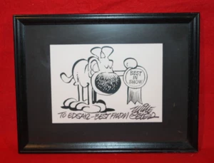 Caricatura GRIMM BEST IN SHOW - Mike Peters Autografiada - 11.5" X 9.5" - ¡RARA!! - Imagen 1 de 3