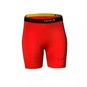 Lornah Sports FAIZA Women's Speed Running Shorts 4" - Red Clearance Price £5 - Picture 1 of 2