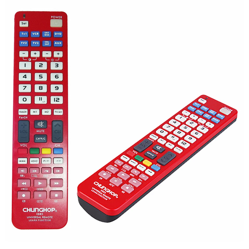 Telecomando universale 8in1 TV VCR DVD AUX SAT CBL DVR CD HD decoder - Immagine 1 di 1