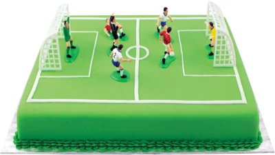 PME FS009 Football / Soccer Toppers for Cake and Cupcakes Set of 9, 10 x 4 x 6.3 - Image 1 of 4