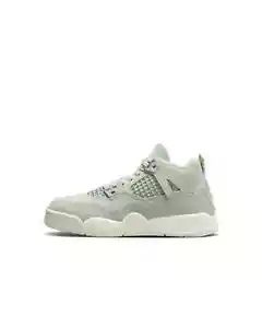Jordan 4 Girls Seafoam Sail Little Kids HV4385-003 Size 11C - Picture 1 of 6