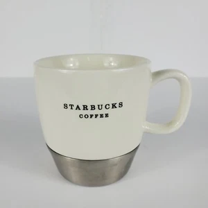 Starbucks 2006 Urban Desk Coffee Mug 10 oz Stainless Steel Rubber Bottom - Picture 1 of 10