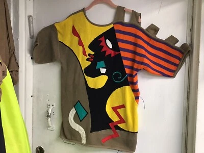 Top tejido algodón archivo vintage Kansai International Yamamoto años 70 80 Foto 1 de 4