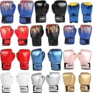 Erwachsene Kinder Boxhandschuhe Training Kampf Kickboxen Junior Boxsack - Bild 1 von 24