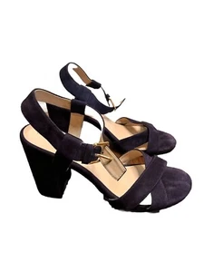 Women’s Cole Haan Block Heels 8.5 Suede Blue - Picture 1 of 10