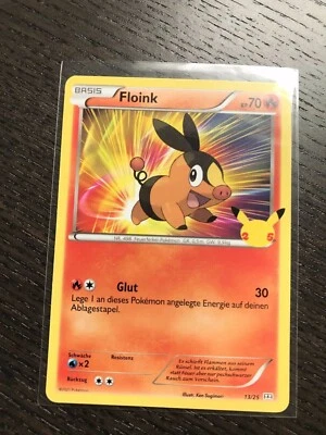 Floink McDonalds Pokemon 25 Jahre Jubiläum Nr. 13/25 Nicht Holo  - Deutsch - Bild 1 von 2