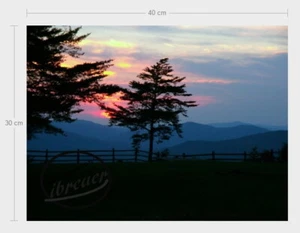 Posterdruck Hügel von Tennessee "Mission Point" 40 x 30 cm - Bild 1 von 1