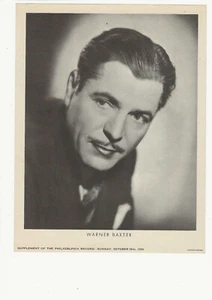 WARNER BAXTER VINTAGE PHOTOGRAPH 1937 - Picture 1 of 1