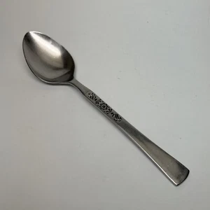 Vintage EKCO ETERNA Korea Stainless "CANTINA" SOLID SERVING SPOON - Picture 1 of 2