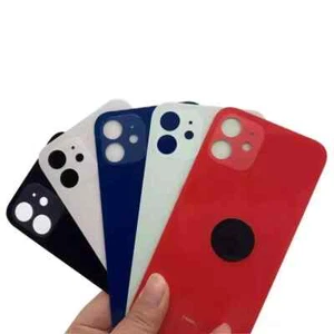 Per iPhone 12 Cover Posteriore In Vetro Con Grande Foro - Foto 1 di 1