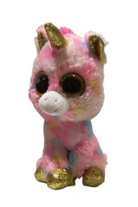 TY BEANIE BOOS GEMUSTERT EINHORN MEHRFARBIG 15 CM GR 36158 OHNE ETIKETT - Bild 1 von 2
