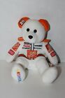 Team Bears NASCAR Home Depot Tony Stewart #20 Plush Stuffed Animal White/Orange